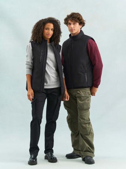 Жилет софтшелл унисекс Falcon BW, красный, размер XS