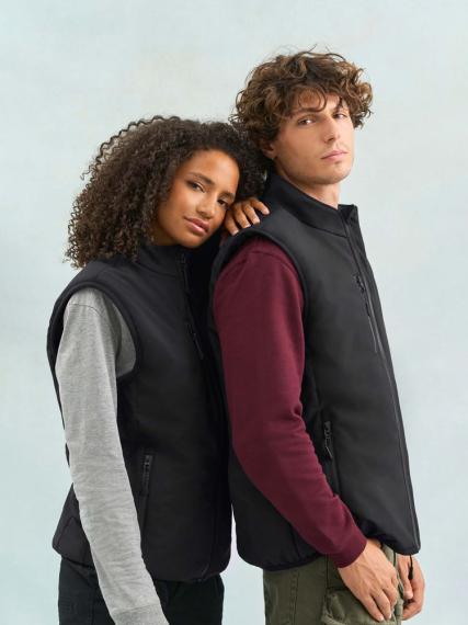 Жилет софтшелл унисекс Falcon BW, красный, размер XS