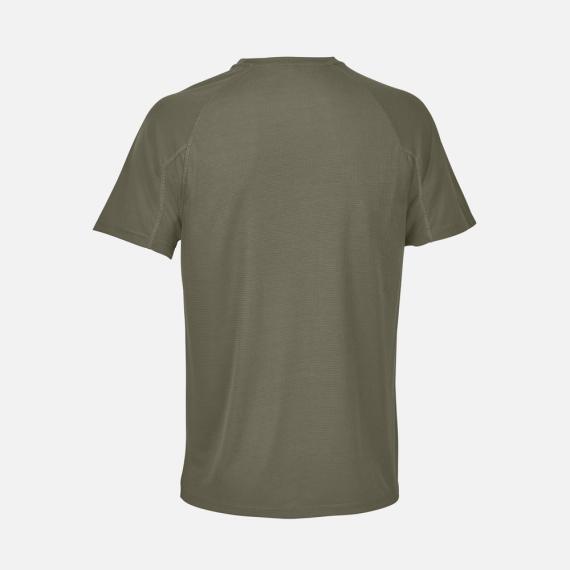 Футболка спортивная унисекс Vortex, темный хаки, размер XXL