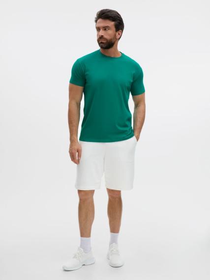 Футболка Regent 150 зеленая (изумрудная), размер S