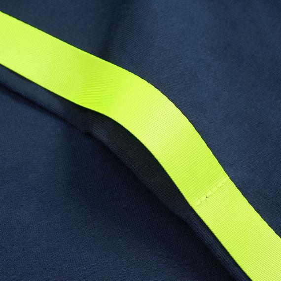 Футболка оверсайз с двойным рукавом Kosmos, темно-синяя, размер XS/S