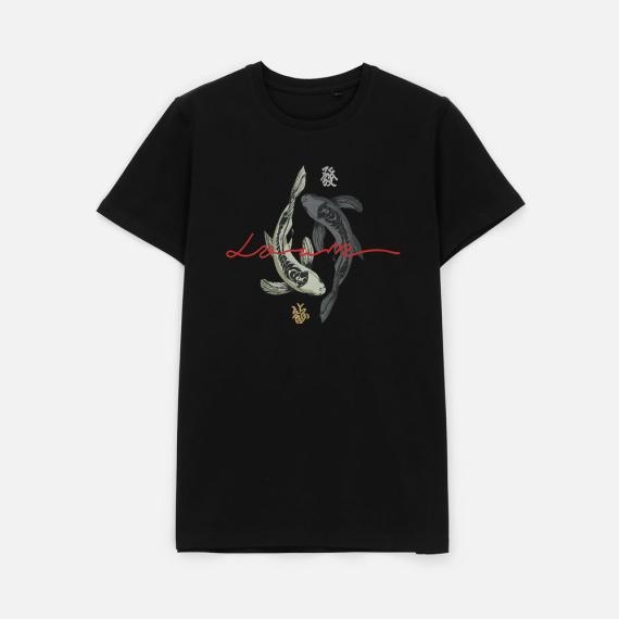 Футболка мужская T-bolka Stretch, черная, размер XL