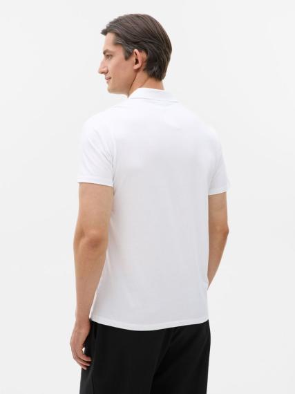 Рубашка поло мужская Prescott men 170 белая, размер M