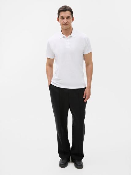 Рубашка поло мужская Prescott men 170 белая, размер M