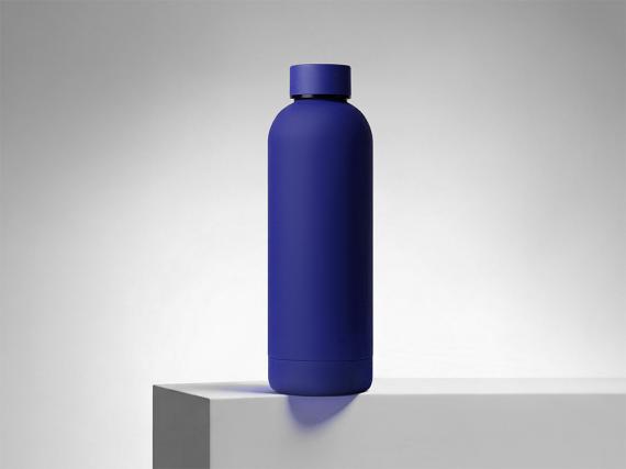 Вакуумная термобутылка «Cask», soft-touch, 500 мл
