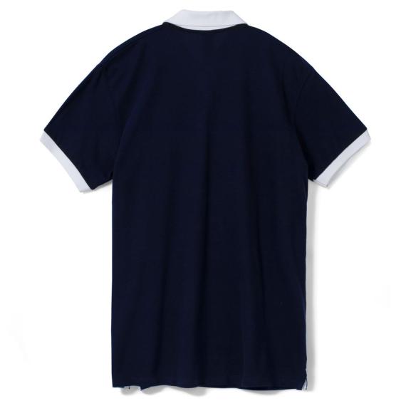 Рубашка поло Prince 190 темно-синяя с белым, размер XS